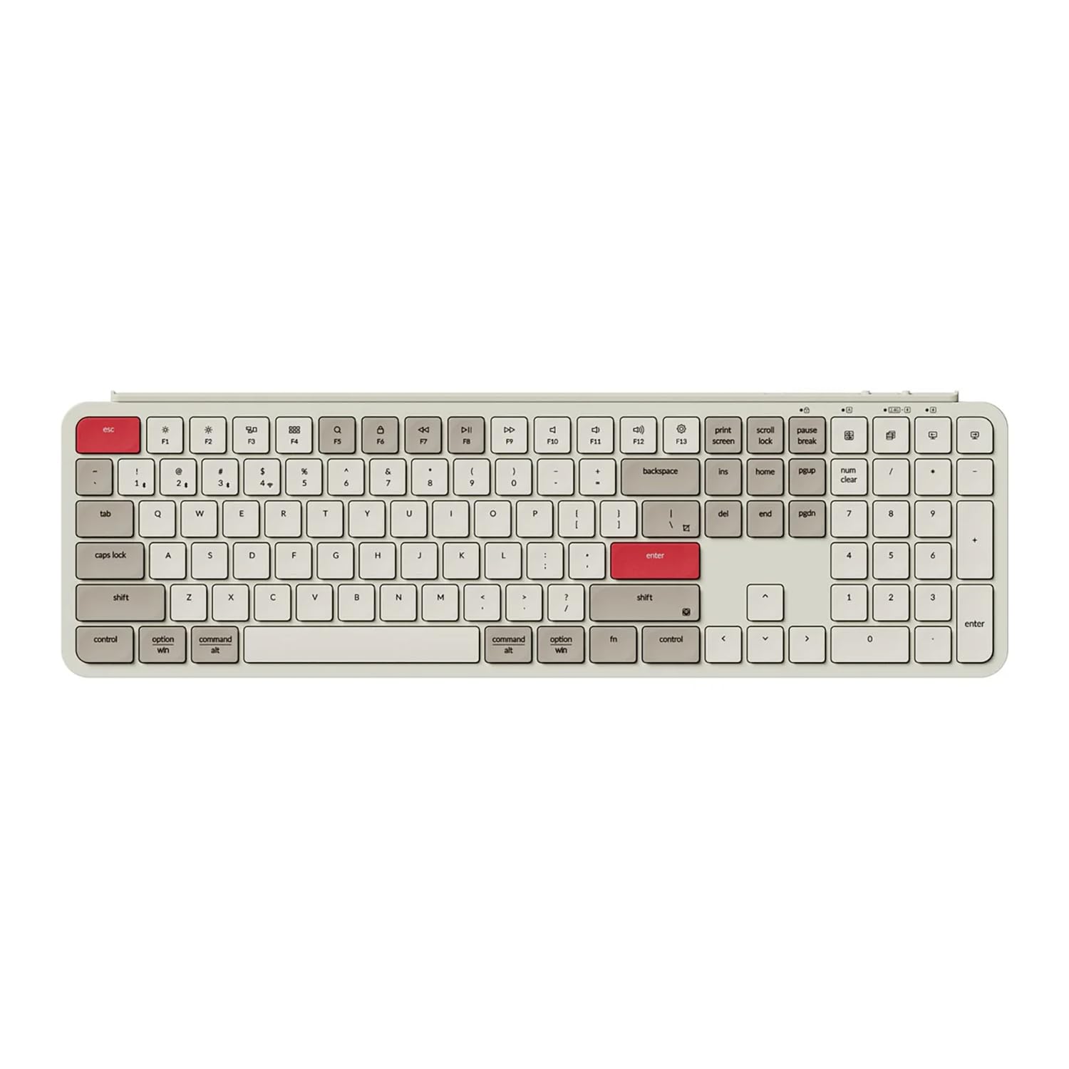 Amazon.com: Keychron B6 Pro Ultra-Thin Wireless Keyboard, Full